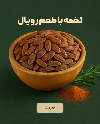 تخمه آفتابگردان درجه یک ایرانی با طعم رویال